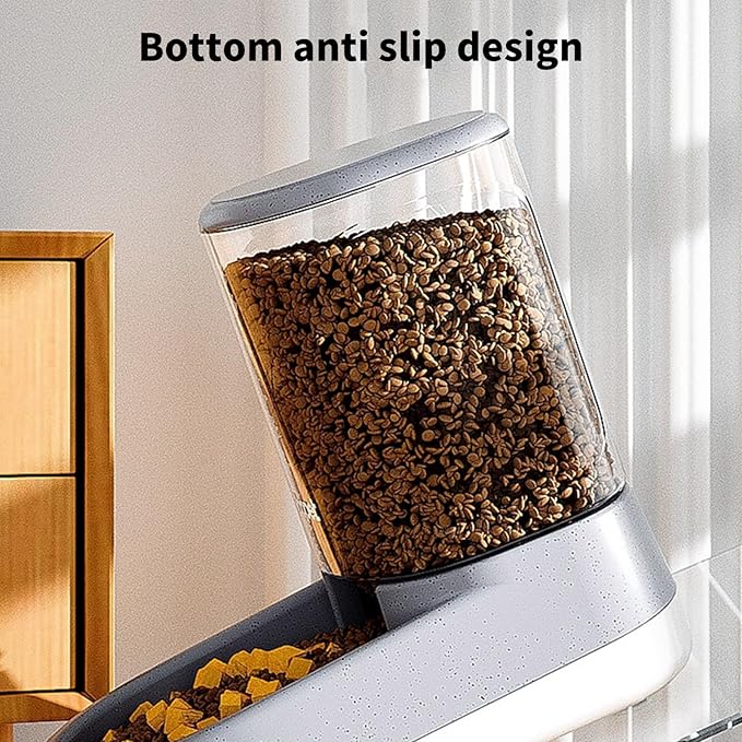 3.5L Pet Feeders and Water Dispenser Set, Automatic Water Food Dispenser, Antislip Base Wide Mouth Designs, Cats Dogs Feeder and Waterer