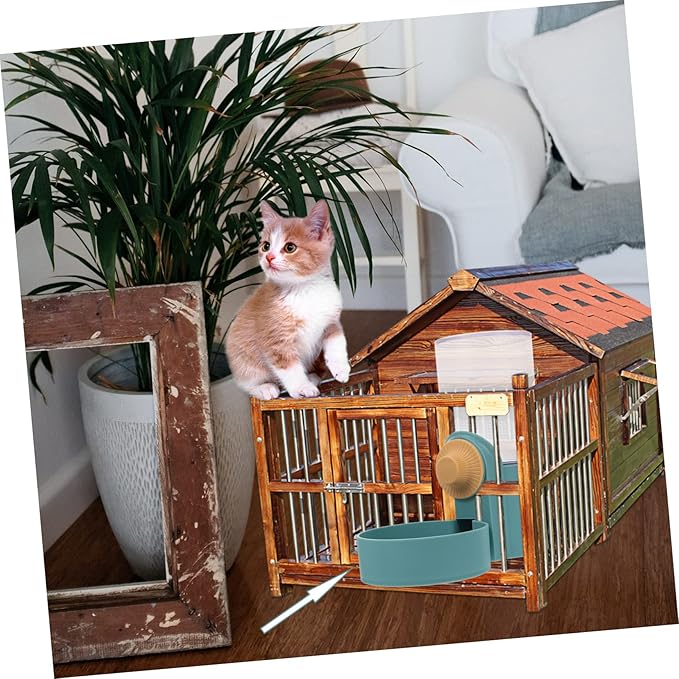 BESPORTBLE 1Pc Hanging Pet Water Feeder for Cats Dogs Cage Water Dispenser Durable Design Easy Installation for Pet Hydration