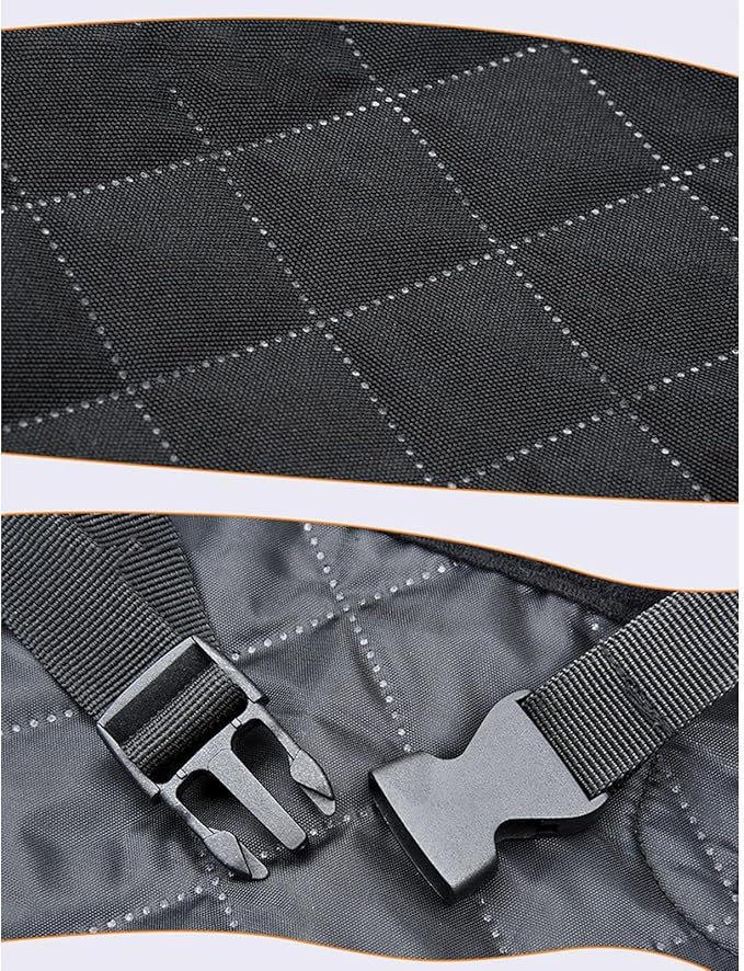 Dog Carseat – Pet Seat Cover, Large Waterproof Travel Cushion, Anti Slip Base, Easy Clean Booster Carrier, Comfortable Safety Layout for Pets, Strong Backseat Protection | Suitable for Cars