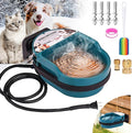 Automatic Heated Dog Water Bowl Outdoor Large Breed Heated Water Bowl for Cats Dogs with Chew-Resistant Cord Auto Fill Wall Mounted Pet Thermal Heated Water Bowl Dog Water Dispenser