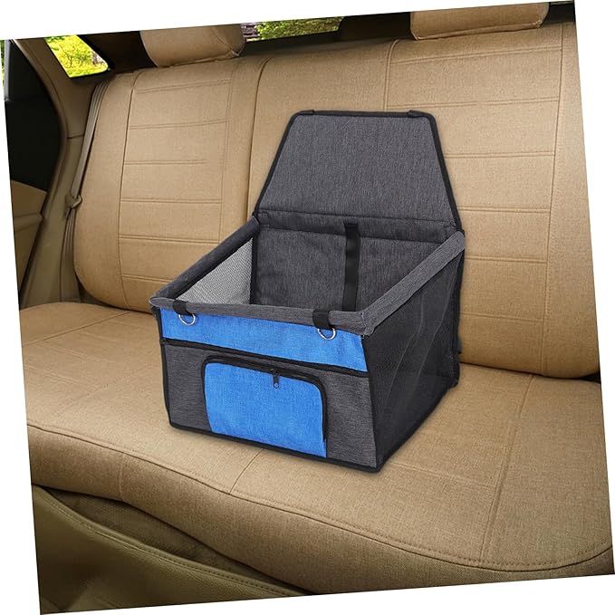 GALPADA Portable Pet Dog Seat Cover Breathable Car Seat Protector for Dogs Easy to Install Travel Cushion Storage Pockets for Cars and Suvs