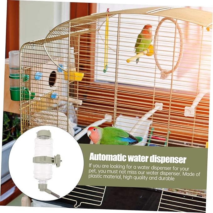 Milisten 2pcs Automatic Pet Water Dispenser Capacity Wall-Mounted Cats and Animals Easy Installation Leak Water Feeder