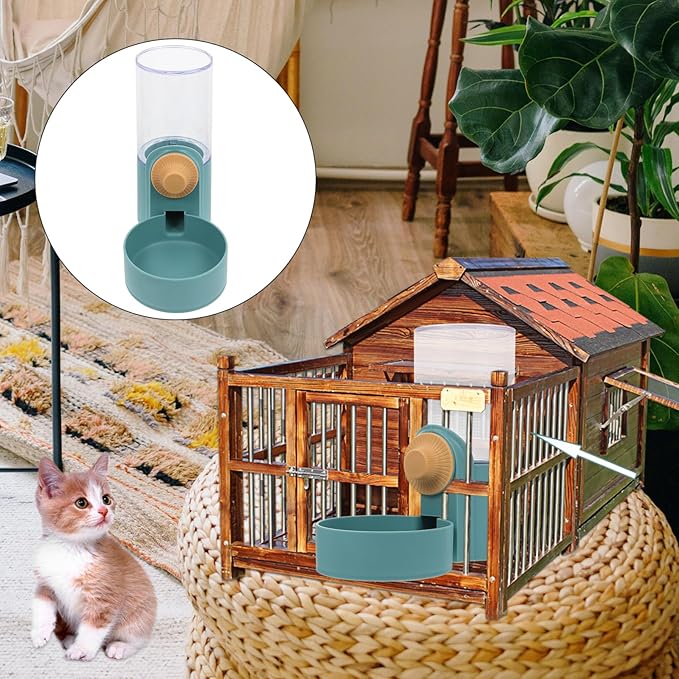 BESPORTBLE 1pc Cat Water Dispenser Automatic Hanging Pet Fountain Bottle Design for Inspection Drinking for Cats and Dogs