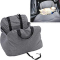 Dog Car Seats, Portable Pet Booster Seat Comfortable PP Cotton Detachable Washable Travel Safety Car Dog Booster Seat Large Center Console Dog Car Seat for Puppy Cat Dog Travel