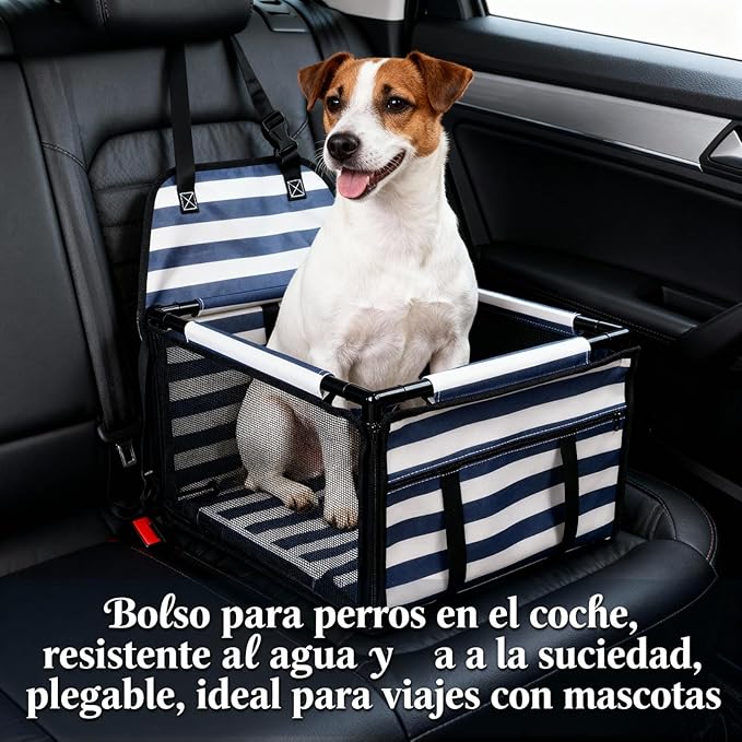 Yosoo Health Gear Dog Car Seat, 39x39x27cm Foldable Pet Travel Carrier with Wearproof Oxford Fabric for Cats Dogs Vehicle Protection