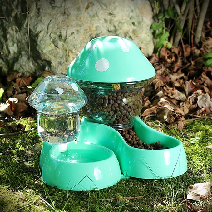Dog Food Bowl Auto Feeding Container for Cats Dogs Water Drinking for Pet Dry Treats Water Dispenser Supplies for Small Supplies for Toy