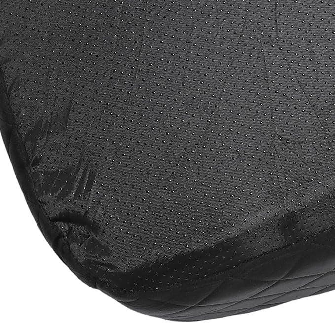 Car Dog Seat for Small Dogs, Extra Stable with Safety Seat Belt, for Back and Front Seat, Black