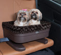Pet Gear Lookout Booster Car Seat, Removable Comfort Pillow, Safety Tether Included, Installs in Seconds, No Tools Required, Espresso