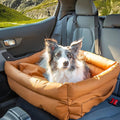 Dog Car Seat, Carseat for Medium Sized Dog, Dogbed for Car Back Seat, Travel Bed with Storage Pockets, Travel Accessories