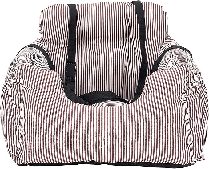 Car Seat for Dogs,Pet Booster Seat Pet Travel Car Carrier Bed, Safety Clip-On Leash & Removable Washable Cover for Cars/Suvs/Trucks for Small Dogs Cats and Any Pets Under 15 LB