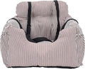 Car Seat for Dogs,Pet Booster Seat Pet Travel Car Carrier Bed, Safety Clip-On Leash & Removable Washable Cover for Cars/Suvs/Trucks for Small Dogs Cats and Any Pets Under 15 LB