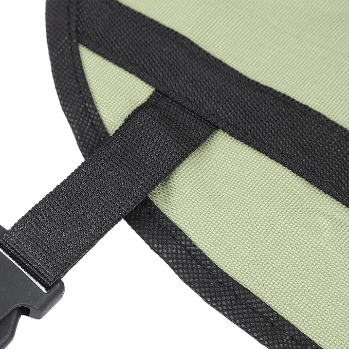 ZJchao Dog Car Seats for Small Dogs, Portable Travel Bag with Safety Traction Belt and Blanket, Non-Slip Backing, Adjustable Shoulder Straps, Green
