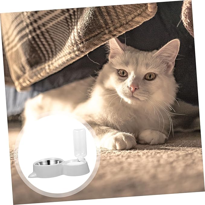 Practical Pet Drinking Feeder Automatic Water Dispenser Plastic Bowl Ideal for Small Dogs