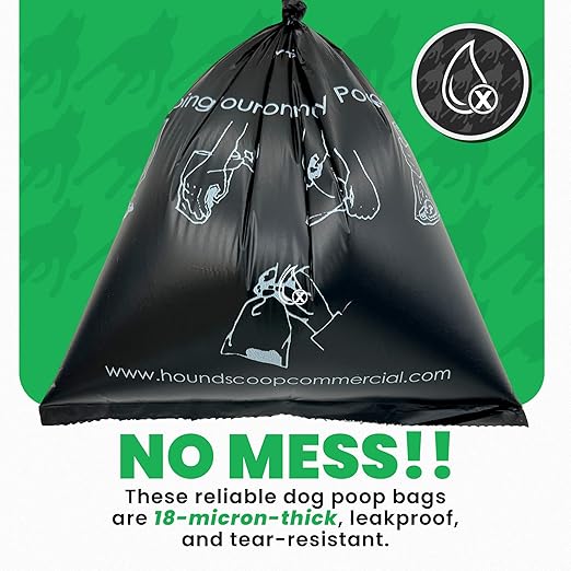 Case of 6000 Pet Waste Bags on Roll (30 Rolls of 200 bags per roll) Dog Waste Station Bags for HOA, Residential, commercial roll bag for Poop Station Dispensers