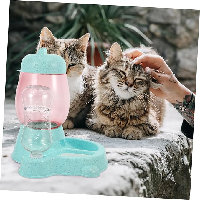 Cat Dog Automatic Feeder Pet Feeding Bowl Water Dispenser Bowl for Pet
