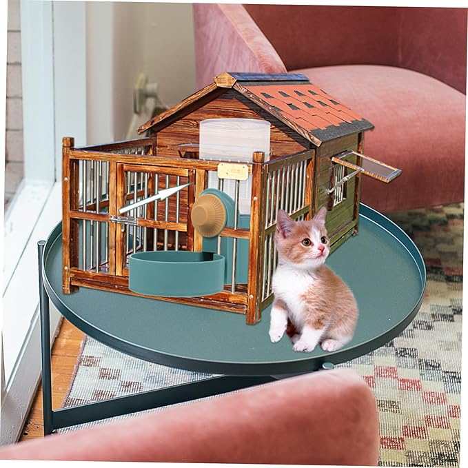 POPETPOP 1Pc Automatic Water Dispenser for Dog Cat Hanging Pet Water Feeder Easy to Install Capacity for Pets Prevents Spills Cages