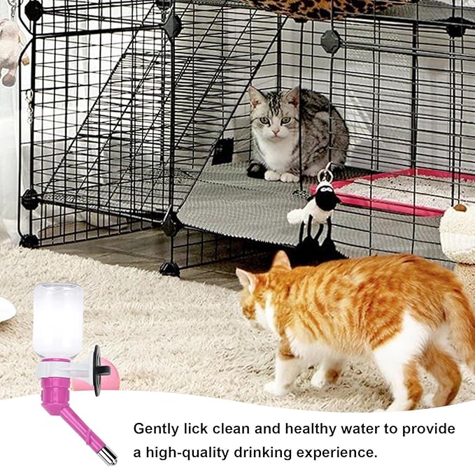 Water Nozzle for Dogs - Heavy Duty Sturdy Pet Drinking Nozzle | Multifunctional No-Drip Water Dispenser Fountain Reusable Automatic Dogs Feeder for