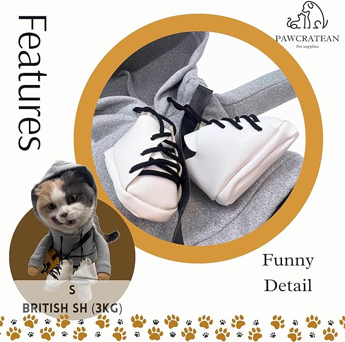 Pet Custom Dog Custom Cat Custom Hoodie, Sporty Look, Funny Gift, Halloween Holiday (Sporty Hoodie, Small)