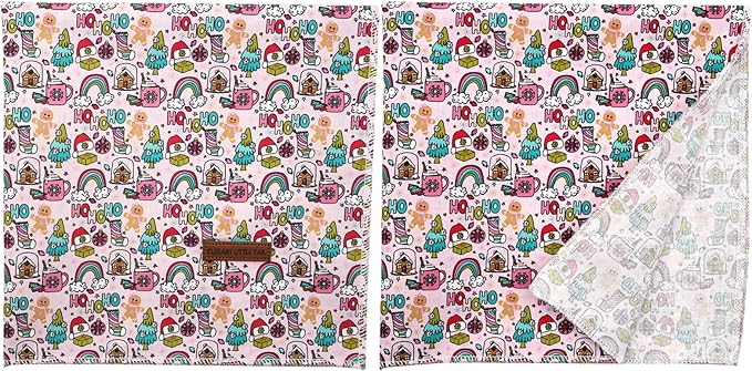 Elegant Little Tail Dog Bandana for Small Medium Large Dogs - Soft, Holiday Bib Scarf - Christmas - Adjustable, Washable