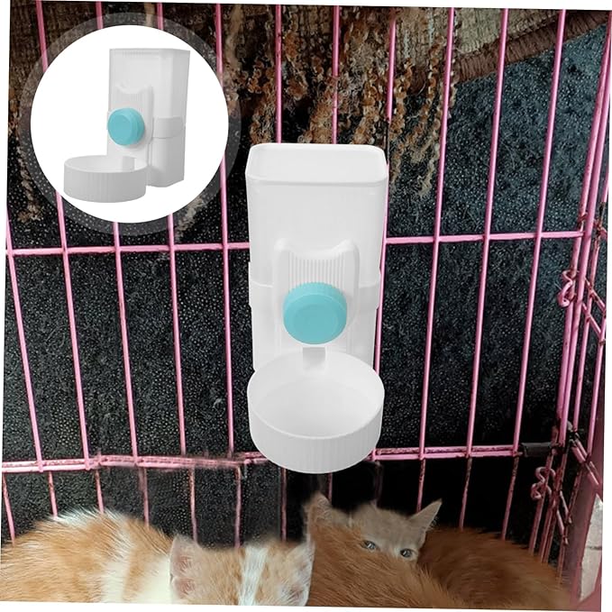 TOYANDONA Dog Water Dispenser Automatic Puppy Water Feeder with Compact Hanging Design for Pet Cages Wire Space Easy Install pet Water Supply