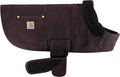 Carhartt Firm Duck Insulated Dog Chore Coat, Durable Weather Resistant Jacket for Cold and Windy Conditions, PFAS Free (Deep Wine), Small