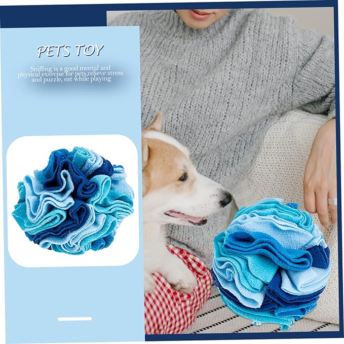 Material Sniffing Bulb Pet Food Leakage Toy for Dogs Mental Physical Exercise Relieve Stress Boredom