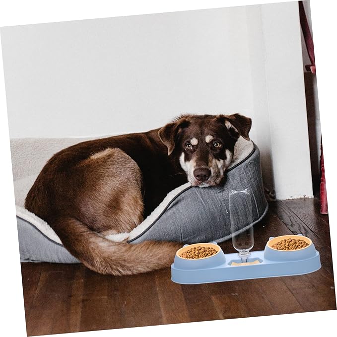 HANABASS Plastic Feeding Bowl Pet Feeding Device Cat and Dog Automatic Feeder and Drinker