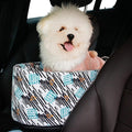 Console Small Dog Cat Car Seat Pet Booster Puppy Travel Car Carrier Bed ON Car Armrest, Interactive Deluxe Seat Waterproof Pet Car Seat for Cat and Small Dog Up to 10 Lbs