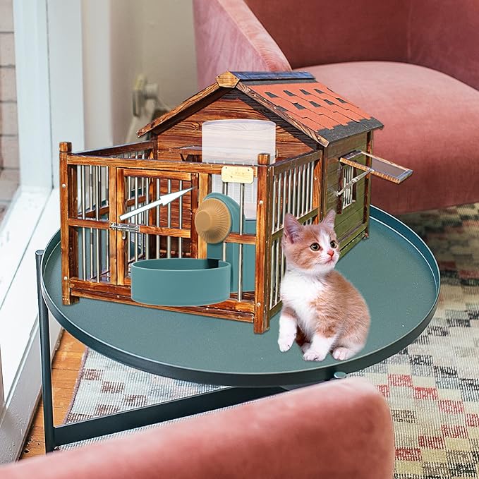 BESPORTBLE 1pc Cat Water Dispenser Automatic Hanging Pet Fountain Bottle Design for Inspection Drinking for Cats and Dogs