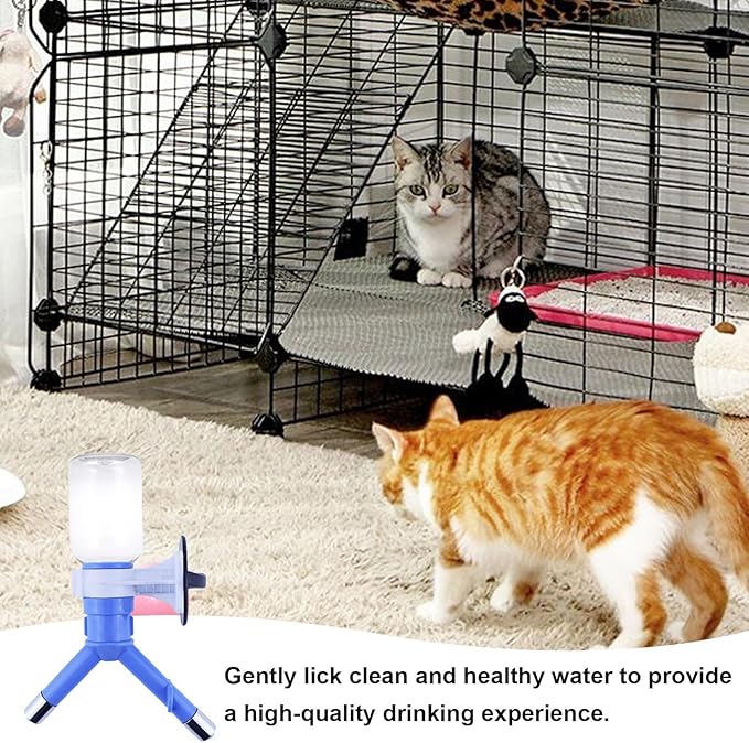 Water Feeder Nozzle - Portable Anti-Leaking Water Dispenser - Multifunctional No-Drip Dispenser Fountain Reusable Automatic Dogs Feeder Nozzle for Dogs
