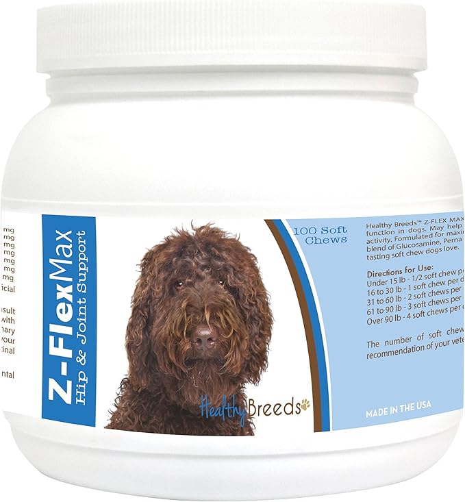 Healthy Breeds Labradoodle Z-Flex Max Hip & Joint Soft Chews 100 Count