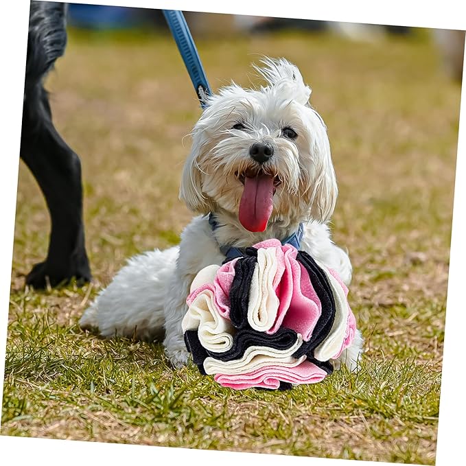 Happyyami Interactive Sniffing Toy for Dogs Slow Pet Food Leakage Puzzle for Curiosity and Intestinal Health Washable and Reusable