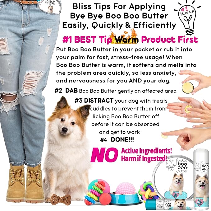 The Blissful Dog Icelandic Sheepdog Boo Boo Butter, 16 Ounce