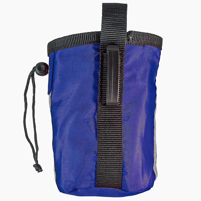 Dog Treat Pouch - Dog Treat Training Pouch - Treat Bags for Dogs, Easily Carries Snacks and Pet Toys, Dog Puppy Food Container with Mesh Pocket, Professional Quality Pouch (Blue)