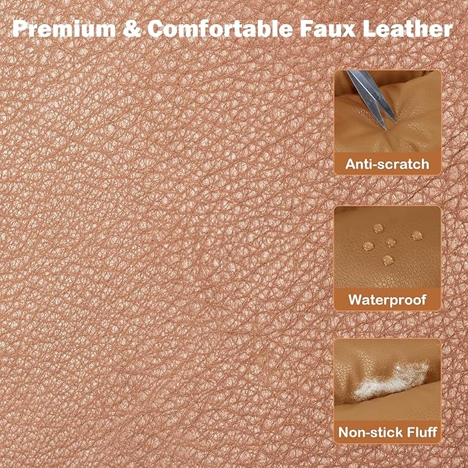 Portable Small Dog Seat for Car, Luxury Leather Center Console Dog Car Seat Booster with Safety Tethers, Anti-Collapse Pet Travel Carseat for SUV, Truck