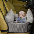 Dog Car Seat Pet Car Seat for Small Medium Large Dogs Dog Booster Seat for Safe and Comfortable Car Travel Dog Car Bed and Travel Bed White and Brown 20 * 30 in National Pet Day