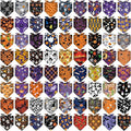 Reginary 72 Packs Halloween Dogs Bandanas Bulk Pet Scarf Pumpkins Bibs Adjustable Dog Bandana for Halloween Pet Costume
