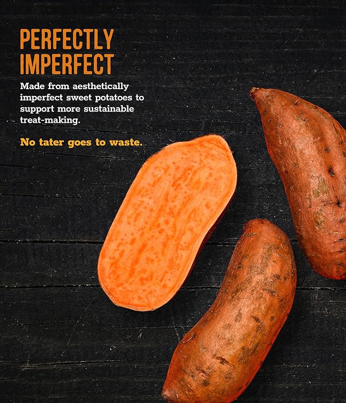 Wholesome Pride, 100% All-Natural Single Ingredient, Soft, USA-Sourced Dog Treats, Sweet Potato Fries 8oz