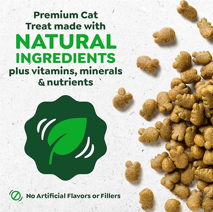Greenies Feline Veterinarian-Recommended Adult Natural Dental Cat Treats, Oven Roasted Chicken Flavor, 21 oz. Tub