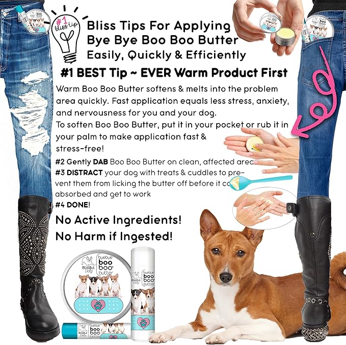 The Blissful Dog Basenji Boo Boo Butter, 4-Ounce