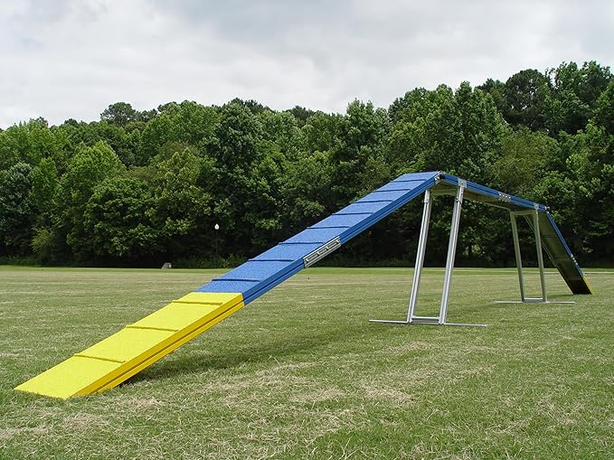 Aluminum Dog Agility Dog Walk with Rubber Surface (8')