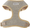 No Pull Dog Vest Harness for Small&Medium Dogs, Side Clip Adjustable Pet Vest, Soft Breathable, Fashion Dog Harnesses for Walking, Running, Shopping (Taupe, L)