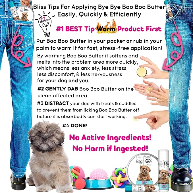 The Blissful Dog Lhasa Apso Boo Boo Butter, 4-Ounce