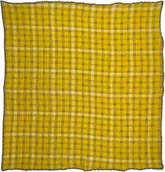 Double Layers Two Tones Dog Cotton Square Bandana Bibs Scarf Kerchief for Small Medium Dogs Boy or Girl - DCB02 Y&G