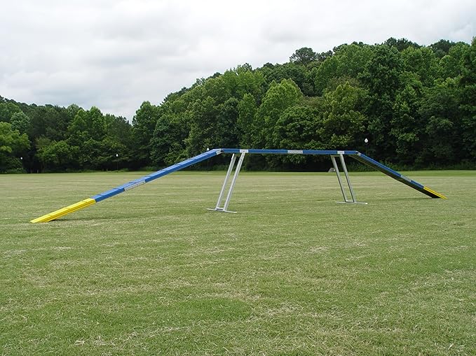 Aluminum Dog Agility Dog Walk with Rubber Surface (8')