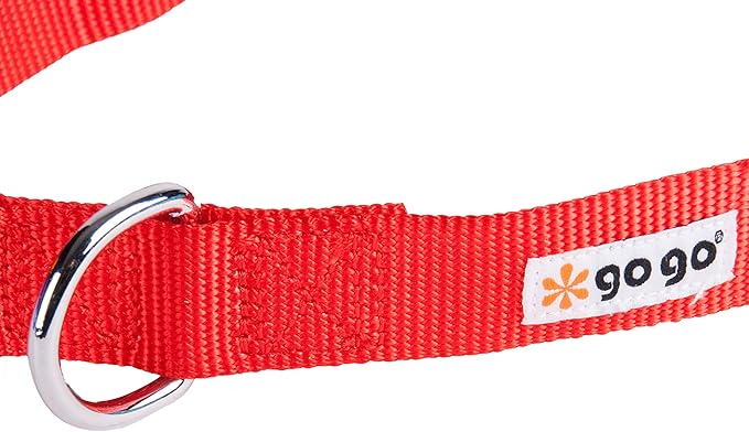 GOGO Pet Products Comfy Nylon 1-Inch Adjustable Pet Collar, Large, Red