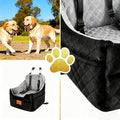 The netsekepet Suitable for Dogs Weighing 35 to 38 pounds Thick-Padded Memory Foam car Seats Suitable for Medium-Sized Dogs, Detachable and Washable, Storage Bags, 2 seat Belts
