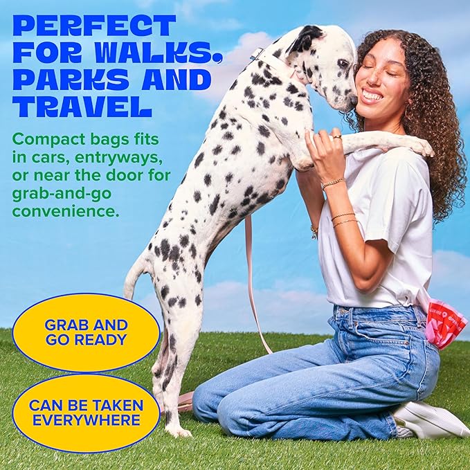 Poop Bags for Dogs 200 Count - 14" Extra Long Leak-Resistant Waste Bag Tissue Box - Unscented Extra Thick Poop Bag, Easy to Tear Dog Bags for Poop - Convenient Dispenser Box - Dog Supplies