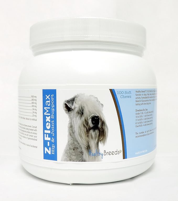 Healthy Breeds Soft Coated Wheaten Terrier Z-Flex Max Hip & Joint Soft Chews 100 Count