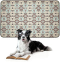 FXW Washable Pee Pads for Dogs, Puppy Pads with Super Absorbent, Specifically Designed for FXW Rollick/Homeplus 24inch 6 Panels Dog Playpen, 39" x 63" Rectangle, Tribal Beige, 1 Pack